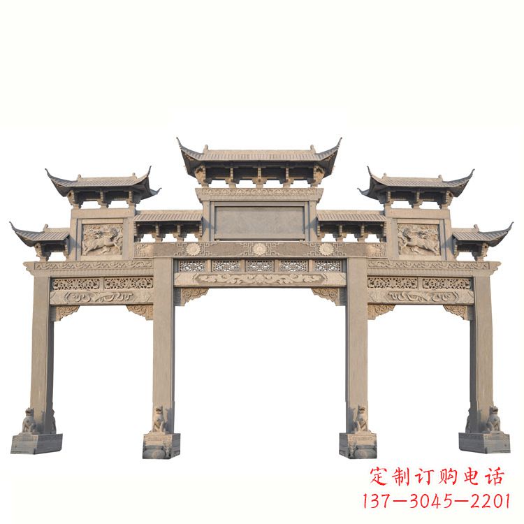 达州红石牌坊雕塑是一家专业从事牌坊雕塑的厂家…