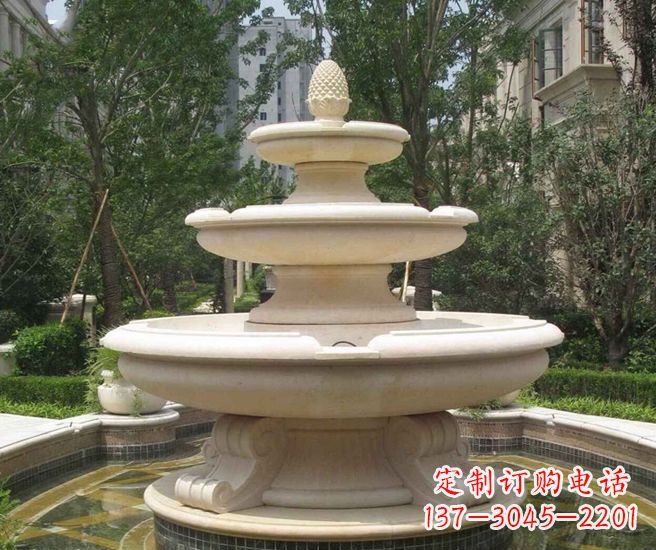 达州户外多层喷泉石雕 (3)