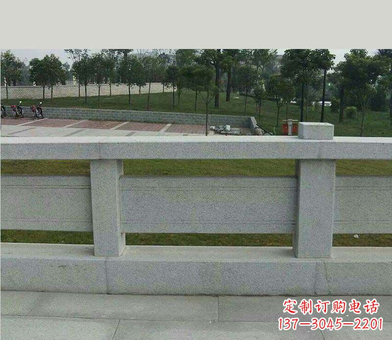 达州护城河大理石栏杆石雕_2