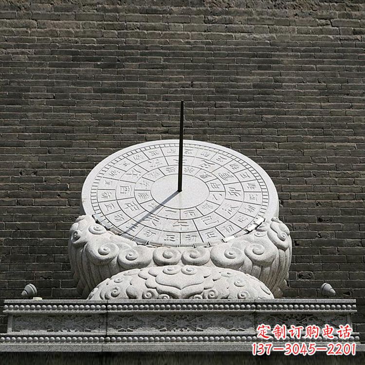 达州花岗岩古代计时器日晷雕塑