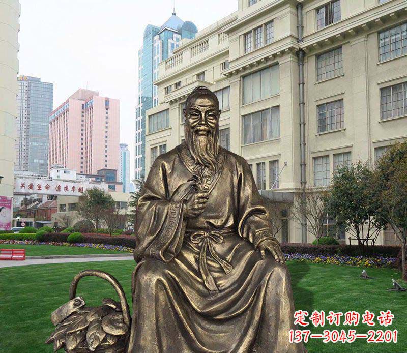 达州精美古典——华佗古代名人铜雕