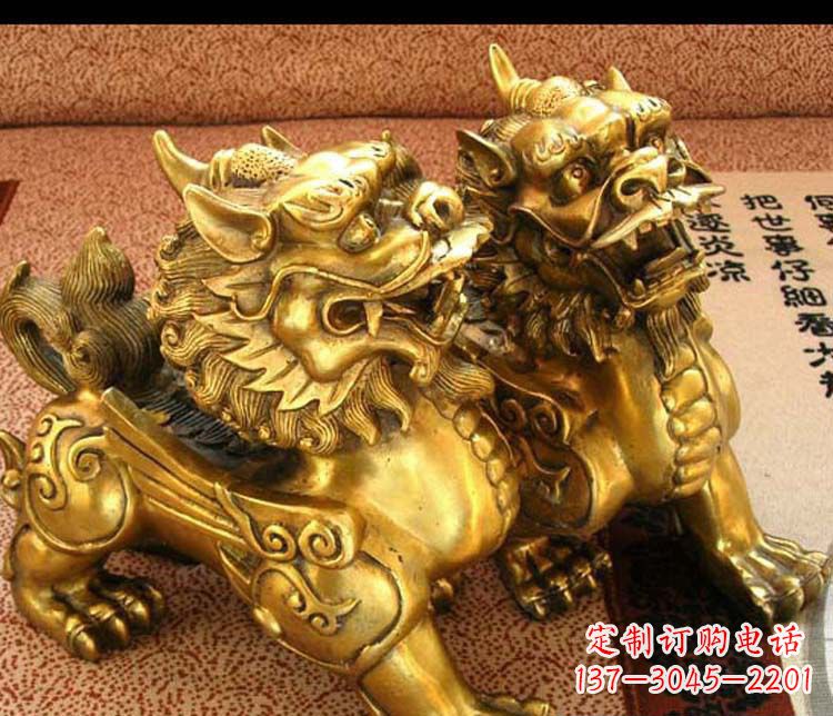达州超级定制麒麟雕塑,尊享贵族尊贵