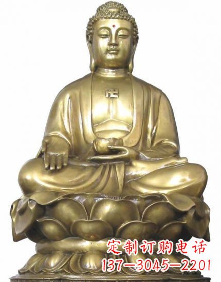 达州中领雕塑,精美如来佛塑像