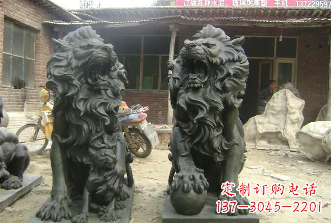达州高质量铜制狮子雕塑