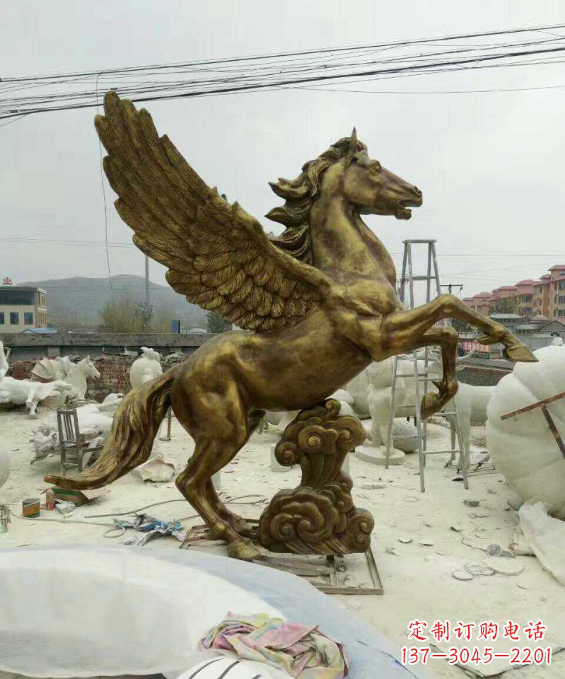 达州祥云飞马铜雕,艺术品之美
