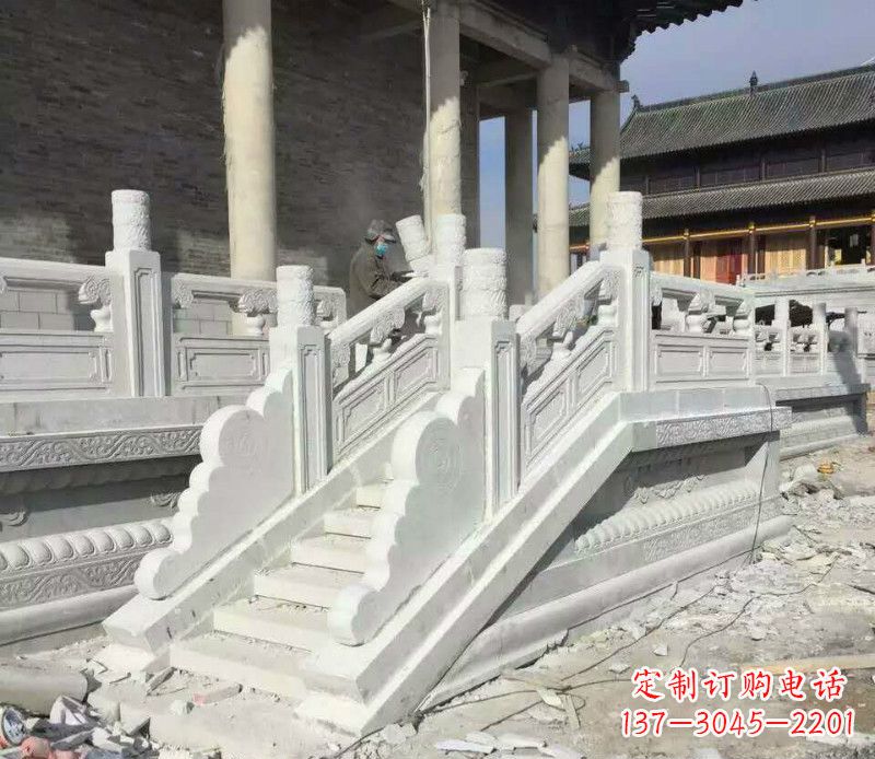 达州大理石栏板石雕,精美绝伦,让建筑锦上添花