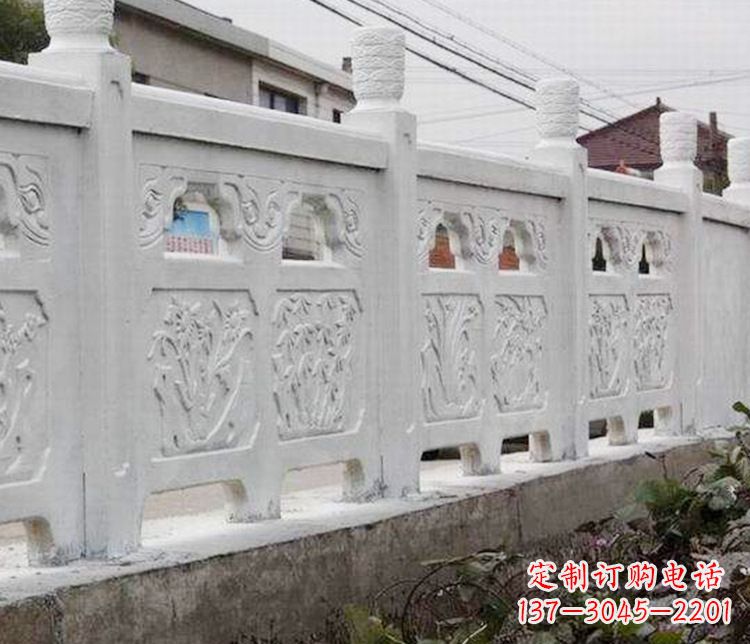 达州优雅大理石栏板雕塑