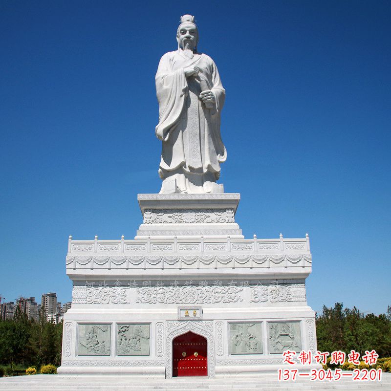 达州礼赞中国古代思想家孟子,领雕塑迎来高雅雕塑定制!