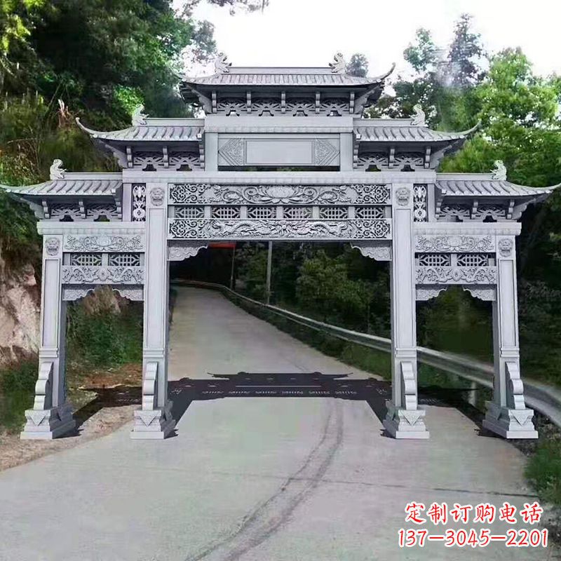 达州专业定制石牌坊雕塑