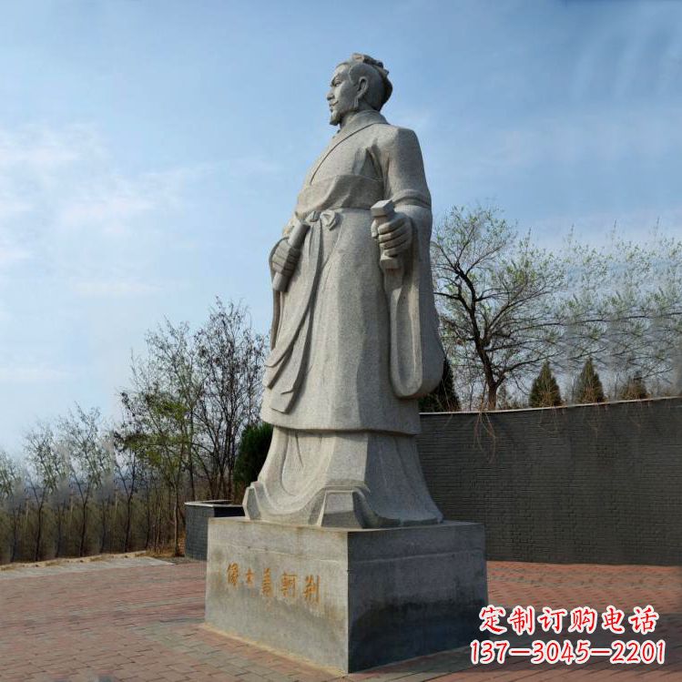 达州中国荆轲铜雕塑,给景区广场趣味增添历史感
