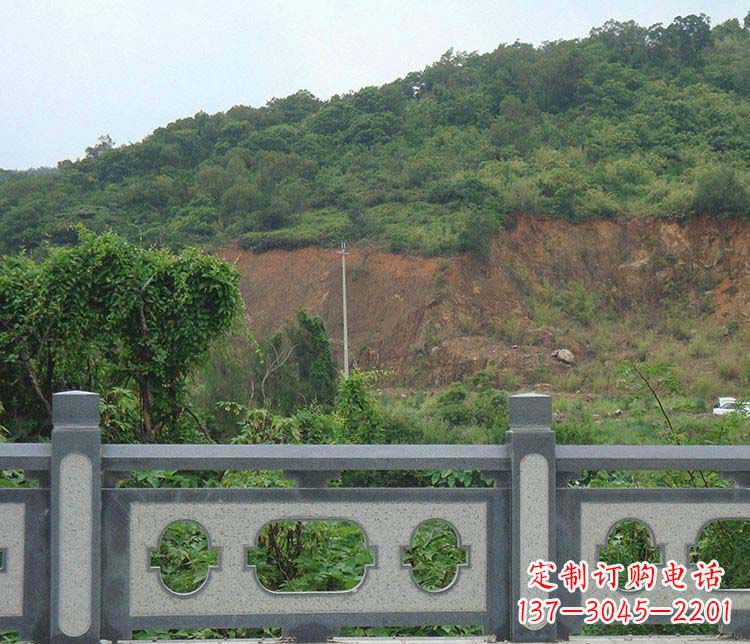 达州景区镂空仿古栏板石雕