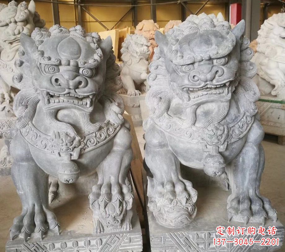 达州南方石狮子雕塑,传承古典工艺
