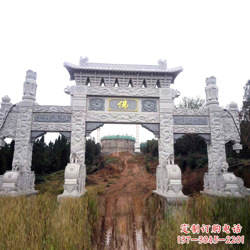 达州景区入口石牌坊雕塑,为您塑造独一无二的精美雕塑