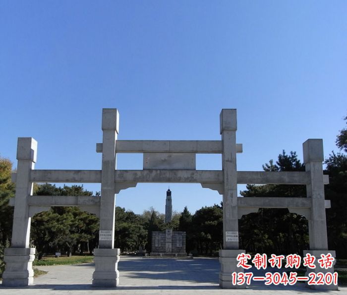 达州中领雕塑石雕牌坊定制