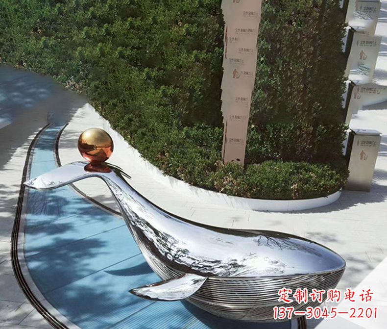 达州镜面不锈钢海豚,一种质感的诠释