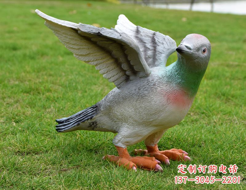达州深具历史意义的和平鸽雕塑