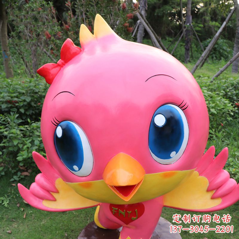 达州中领雕塑精致玻璃鸽子雕塑