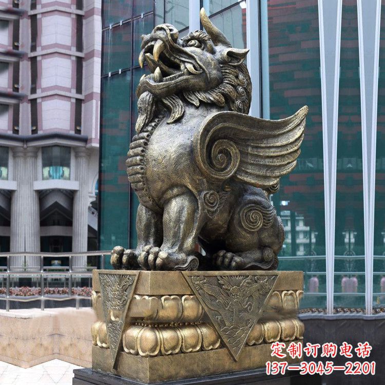 达州享受艺术的迷人之美:貔貅铜雕