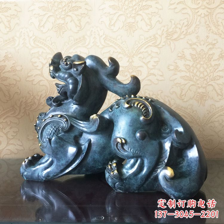 达州中领雕塑貔貅雕塑——象征着福祉和吉祥