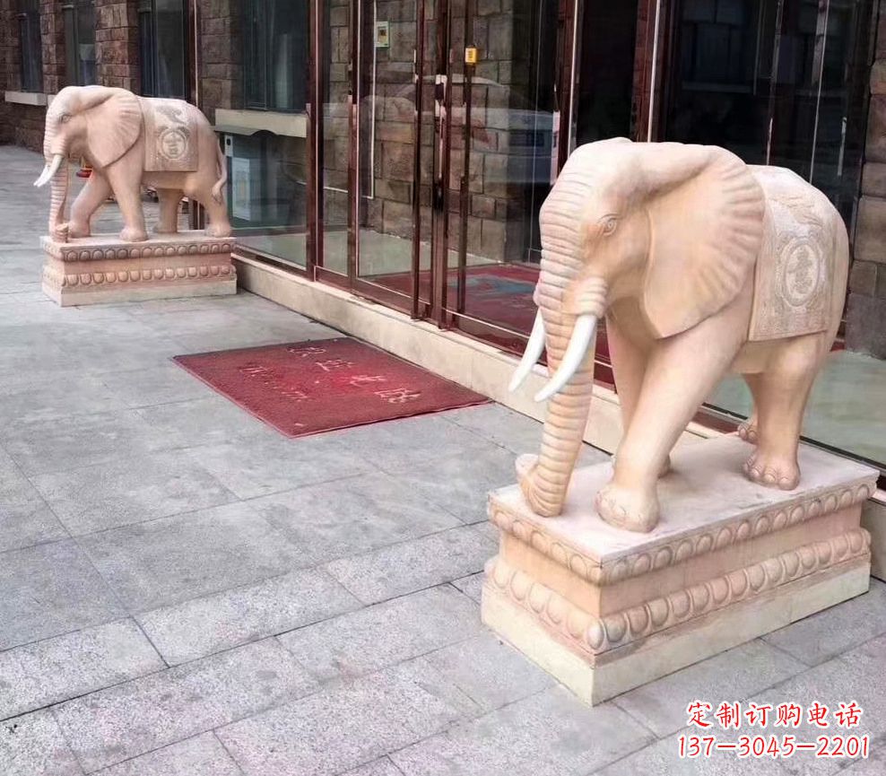 达州中领雕塑--精美大象雕塑