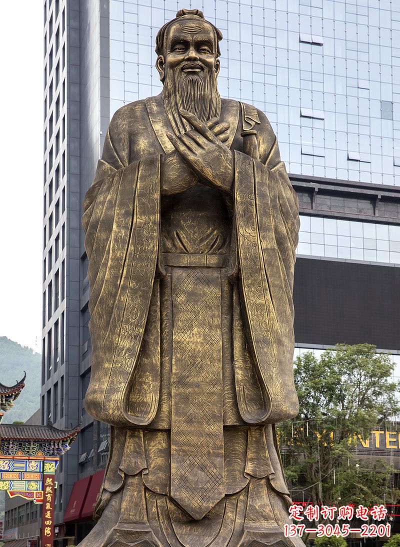达州传承古代名人铜雕,一件件精美雕塑装点你的生活