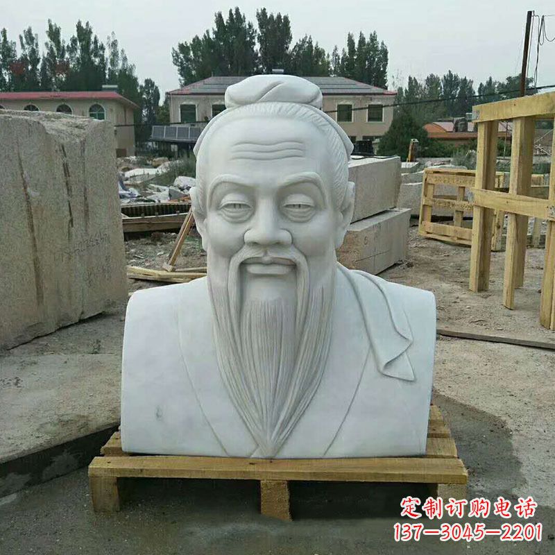 达州孔子雕塑 校园