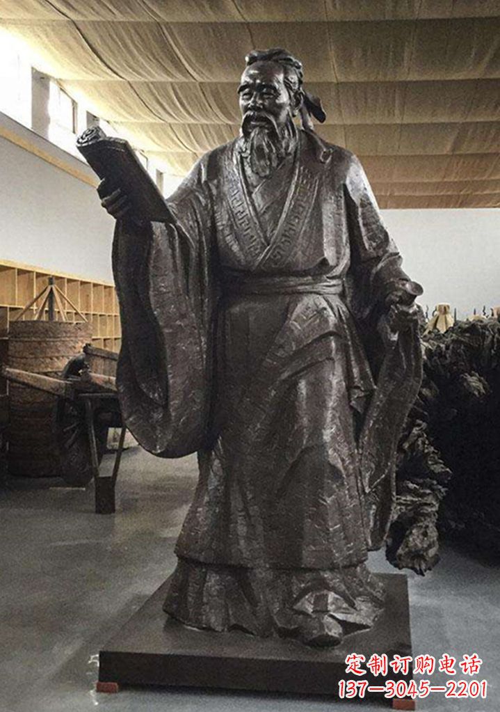 达州中国古代圣贤孔子雕塑
