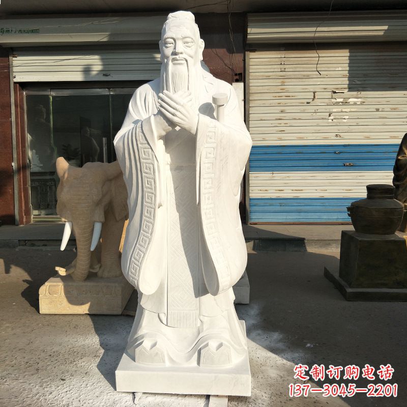 达州孔子雕塑--中领雕塑定制