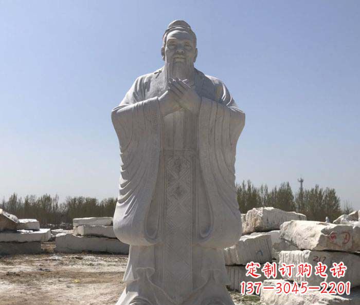 达州中领雕塑|传承古代精神:孔子雕塑