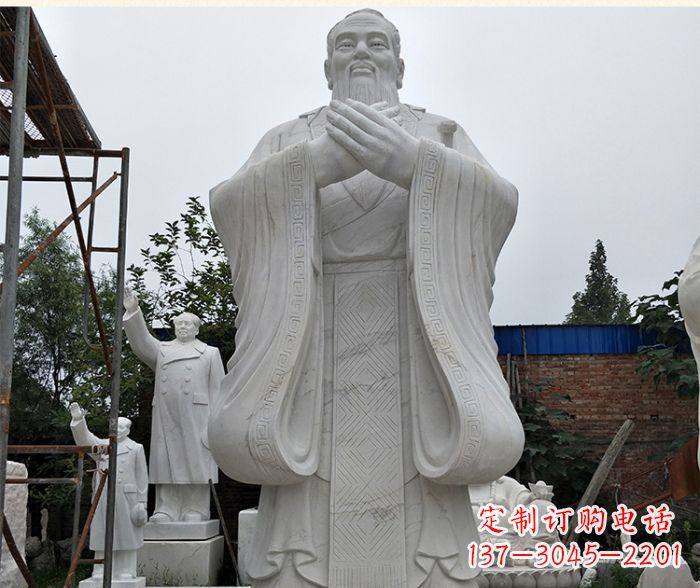达州孔子古代名人石雕 (5)