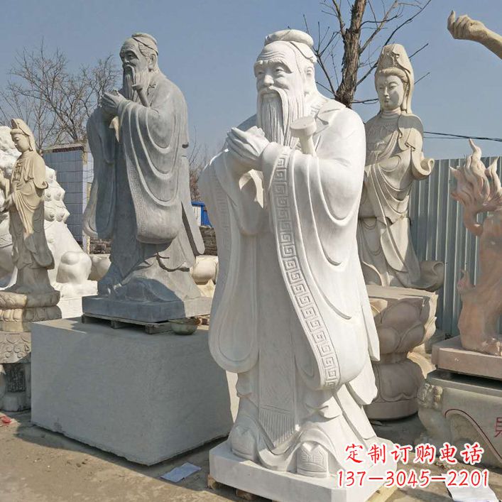 达州孔子铜雕
