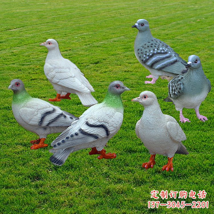 达州兰州和平鸽雕塑