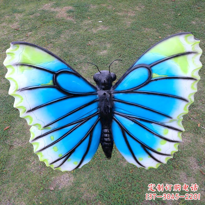 达州全新设计的蝴蝶雕塑仿真摆件