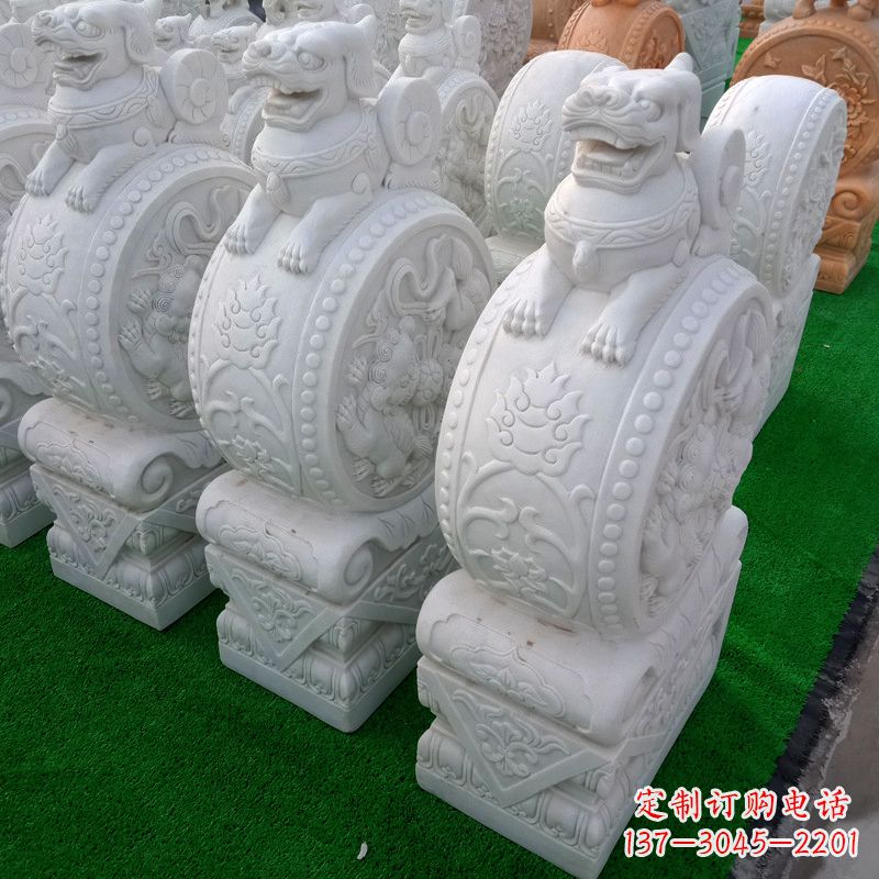 达州令人惊艳的门墩雕塑