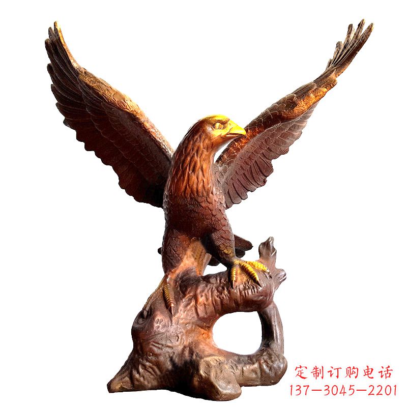 达州中领雕塑推出的老鹰展翅铜雕绝对是一件可以…