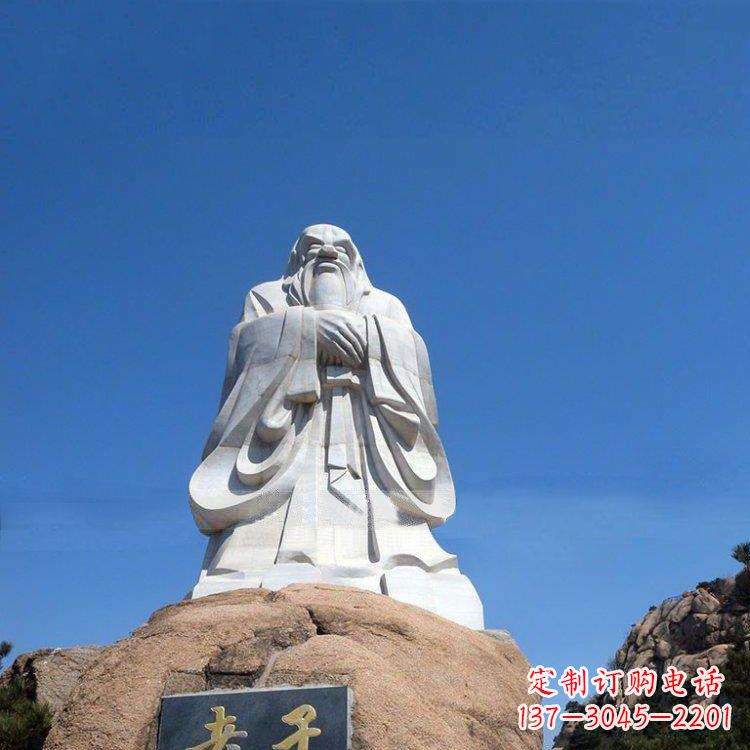 达州经典的老子雕像,手工制作的沉思之作