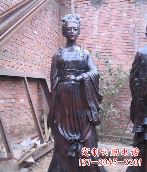 达州李清照铜雕