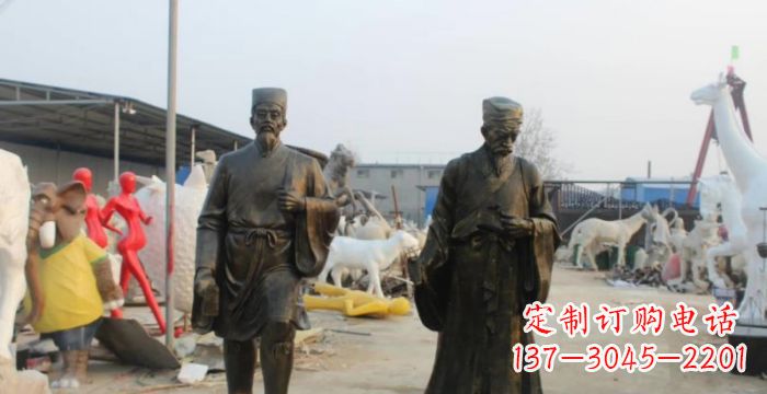 达州复兴古艺,海归精品—李时珍铜雕
