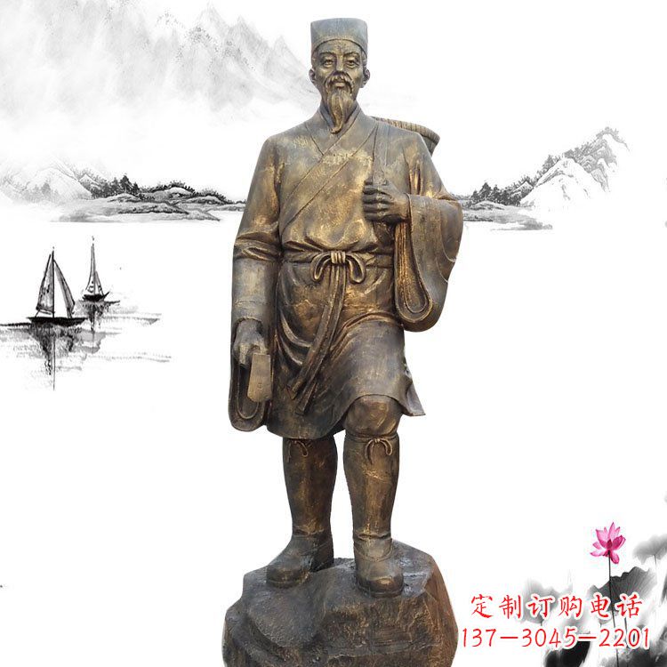 达州精美李时珍雕塑,为您的生活增添更多艺术色彩
