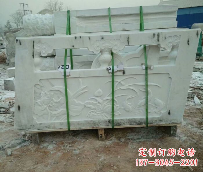 达州高端汉白玉栏板雕塑,精致装点你的空间