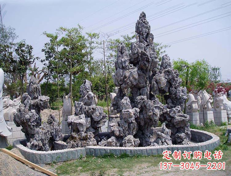 达州用心雕刻,灵璧石奇石假山雕塑