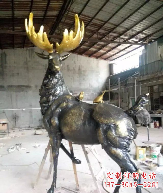 达州精美羚羊铜雕,打造您独一无二的家居装饰