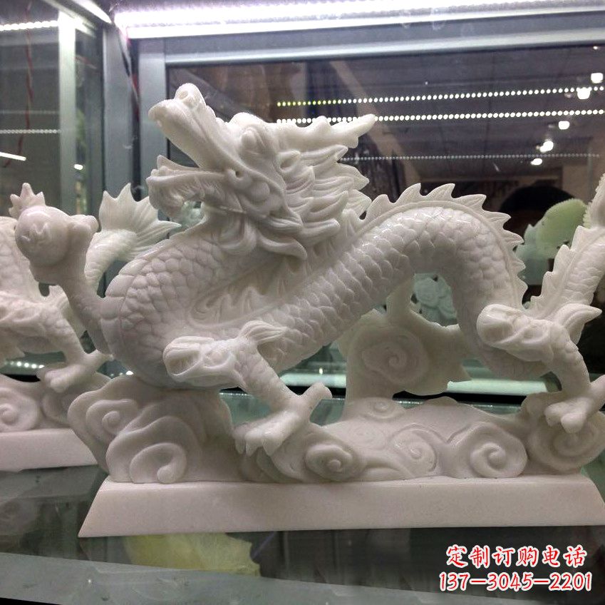 达州中领雕塑:独特的汉白玉动物景观雕塑
