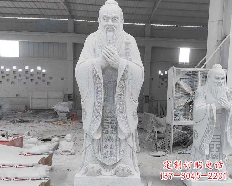 达州精美的孔子雕像,精雕细琢,彰显文明之美