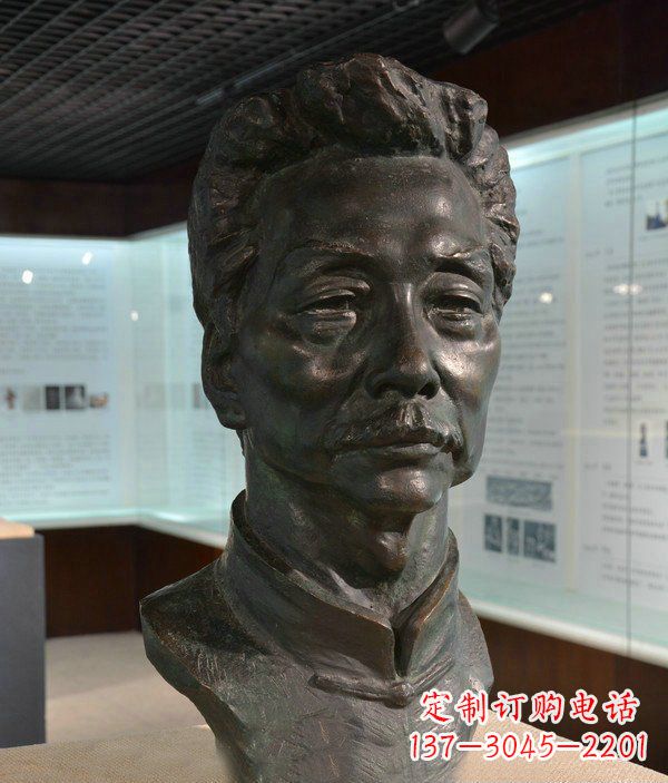 达州鲁迅名人铜雕雕塑—传承文化,永久纪念