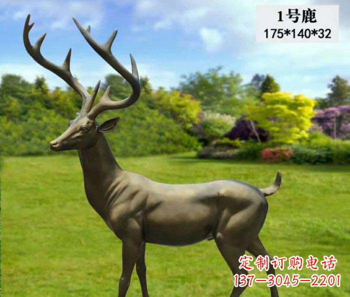 达州鹿铜雕,尽显动物精髓