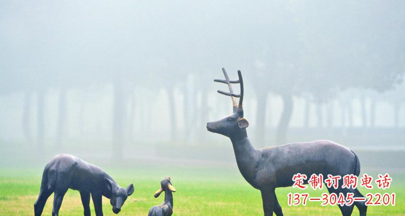达州鹿一家:精美绝伦的动物铜雕