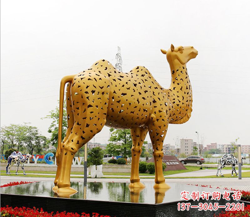 达州骆驼广场雕塑
