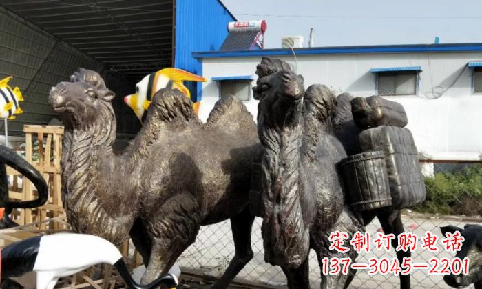 达州骆驼铜雕塑,刻画最精致的美丽