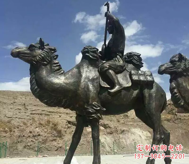 达州骆驼铜雕,雕塑定制制造商